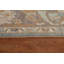 Tapis oriental bleu marine en laine noué à la main 8 pi 3 po x 10 pi