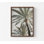 Impression d'art tropical tropical: palmiers ensoleillés - décor bord de mer