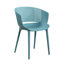 Chaise de salle à manger moderne à dossier perforé - résistante aux intempéries, utilisation intérieure / extérieure (ensemble de 2)-1737176593