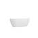 59'' Glossy Acrylic Freestanding Soaking Bathtub With Classic Slotted Overflow And Toe-Tap Drain In Chrome, Cupc C Ertified