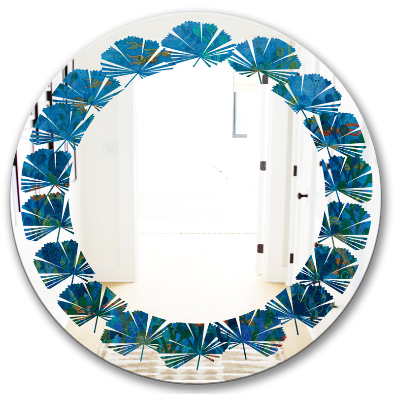 Miroir mural Underwater Lake Leaves I Leaves, H 31,5 po x l po