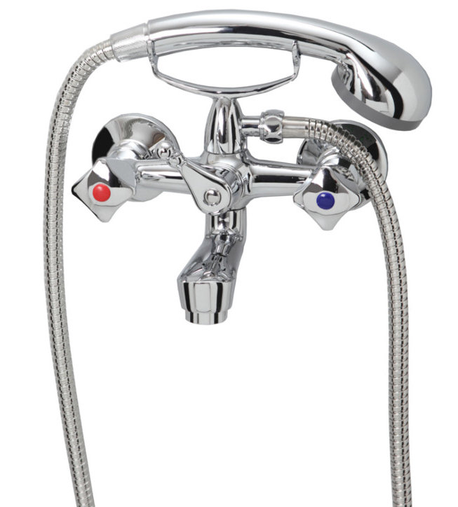 Stidham Wall Mounted Bath Shower Mixer