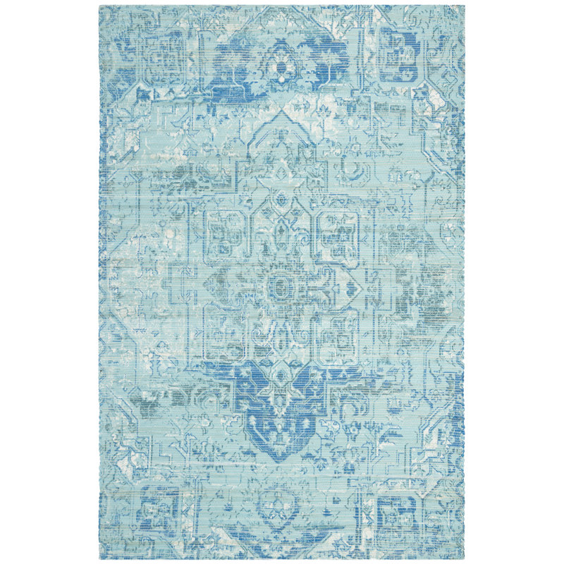 Joppatowne Hand Loomed Performance Geometric Rug, Rectangle 3' x 5'
