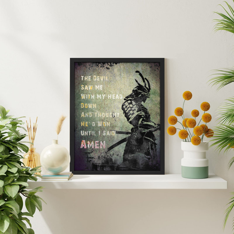 " Strong Knights Dark Knight ", Black, 16" H x 12" W