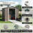 6 ft. x 5 ft. Outdoor Metal Storage Shed-123384835-123384837