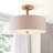 Jaida Fabric Semi Flush Mount-1808916308