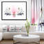 «Floating Swans on White Fond», reproduction d'impression sur toile tendue-26664086