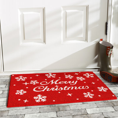 Mayle Non-Slip Christmas Outdoor Doormat