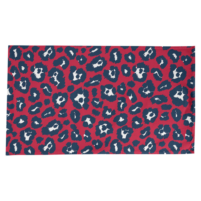 Nappe Football, 102 po x 58 po, Rouge / Noir / Blanc