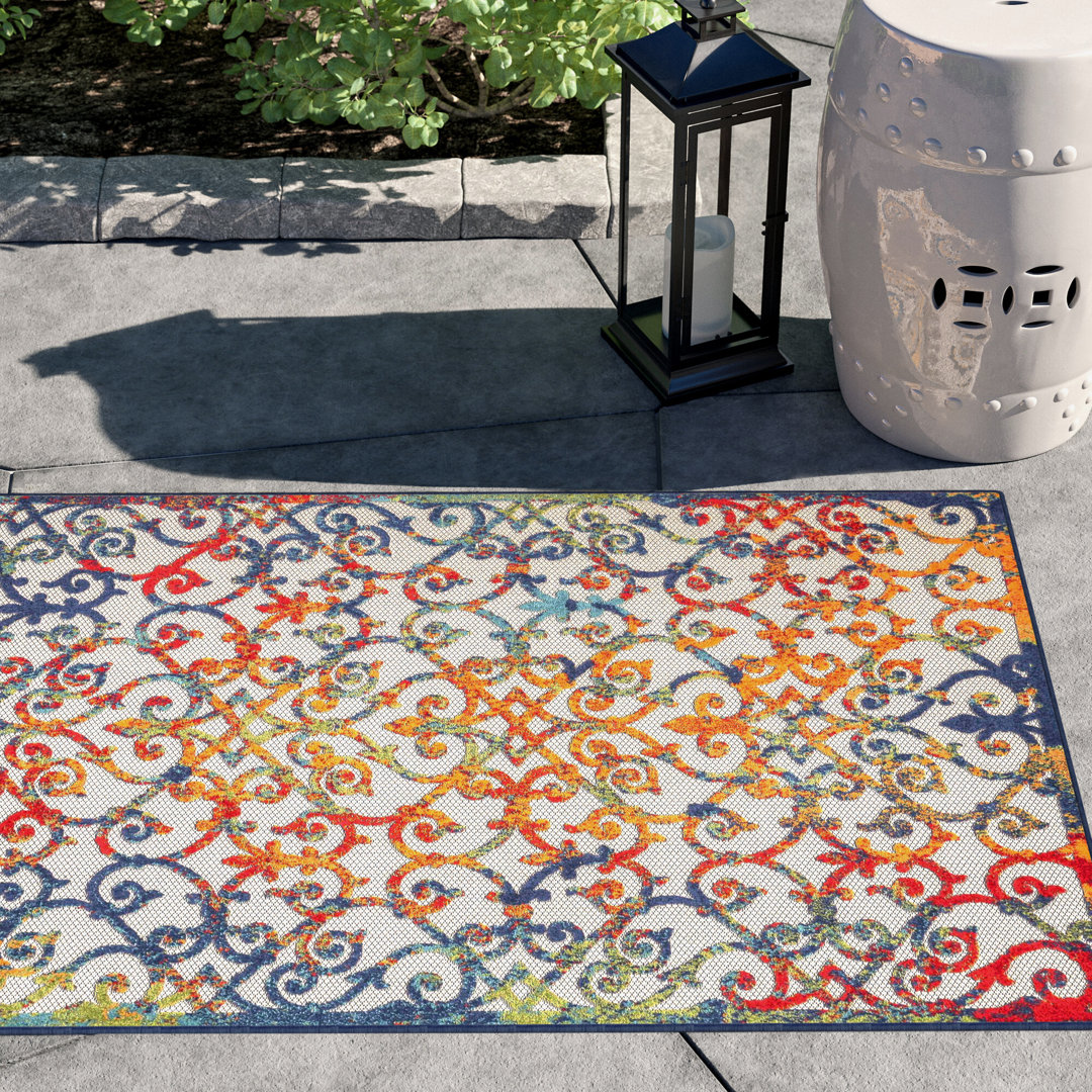 Eaglin Washable Indoor / Outdoor Rug Freeport Park® Rug