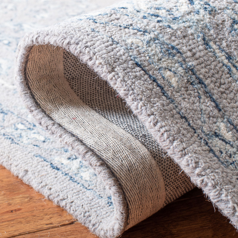 Crewellwalk Hand Tufted Wool And Cotton With Latex Oriental Rug, Round 5'