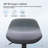 Black Standing Desk Stool, Height Adjustable Standing Desk Chair, Ergonomic Sit Stand Stool With Footrest, 360° Swivel Leaning Stools For Office Home-1328489934