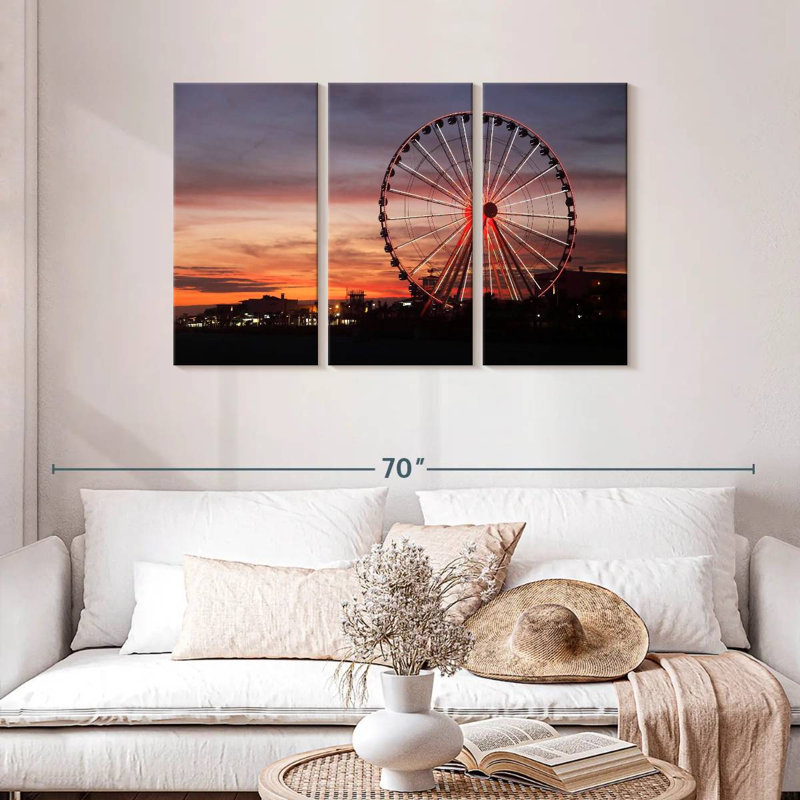 Kerner Ferris Wheel In Myrtle Beach, 28" H x 45" W