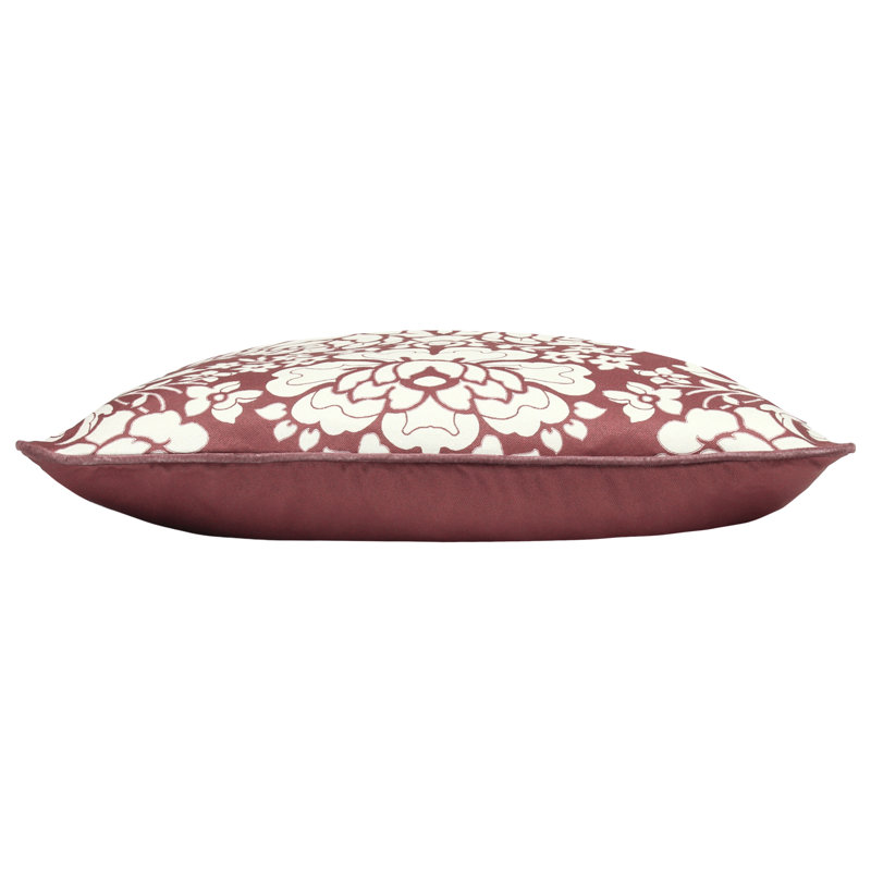 Floral Square Cushion, Mulberry