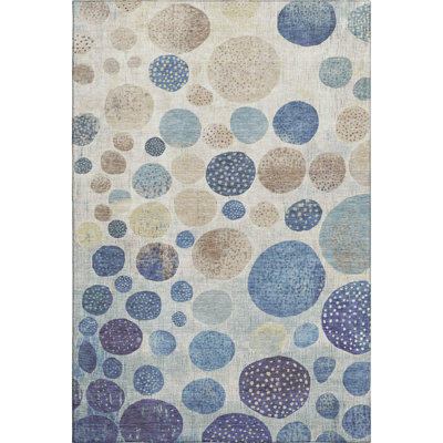 Premium Machine Washable Lonon AMF1952 Geometric Rug