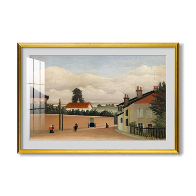 Autour de Paris, vers 1906-1910 - Henri Rousseau - Estampe encadrée sur mesure