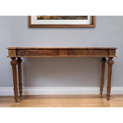 HomeRoots 54'' Solid Wood Console Table