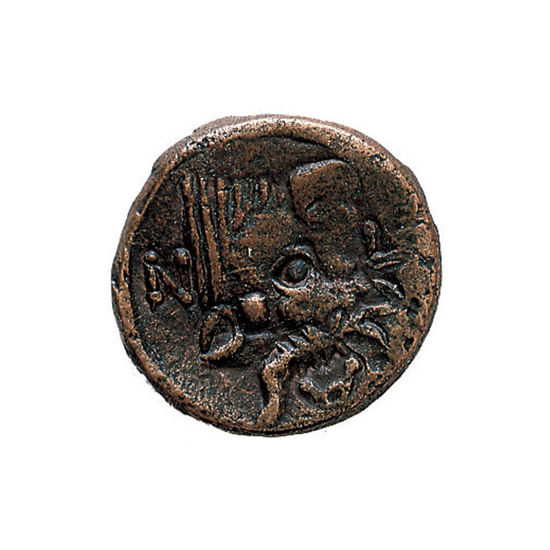 Pièce de monnaie devil en grec antique