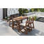 Ensemble de bar de patio rustique 5 pièces-1050344303