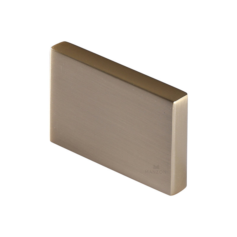Bar Knob, Satin Brass