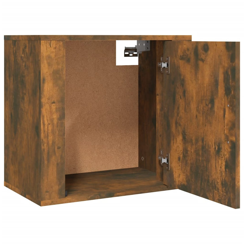 Jasemin 50cm W Manufactured Wood Bedside Table, Brown