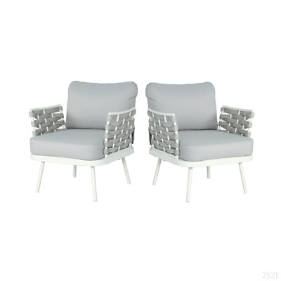 Ensemble de 2 fauteuils club Mariano