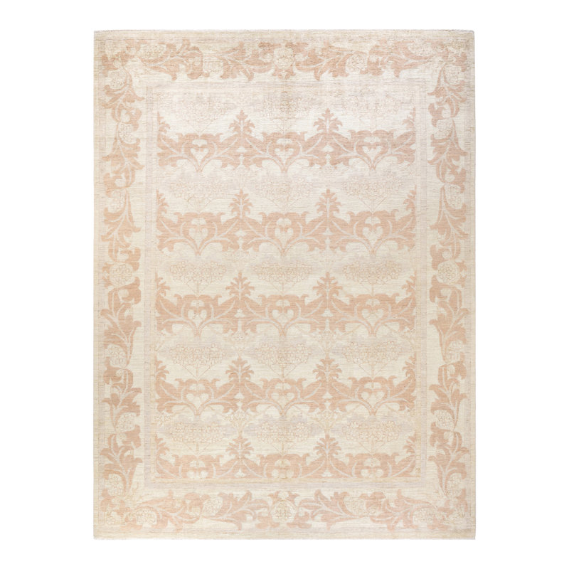 Arts And Crafts One-of-a-Kind 9' 1" X 11' 10" Hand Knotted Area Rug