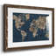 Marine atlas - Reproduction encadrée rustique avec tableau mat-1707192936