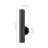 Lunoro Alto Aluminum Matte Black LED Outdoor Armed Sconce