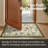 Chinoiserie Floral Rug Vintage Romance Design Washable Non-slip Green/Beige-511287998-503699253