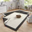 Panama Machine Woven Black/Cream Indoor / Outdoor Rug-25281598