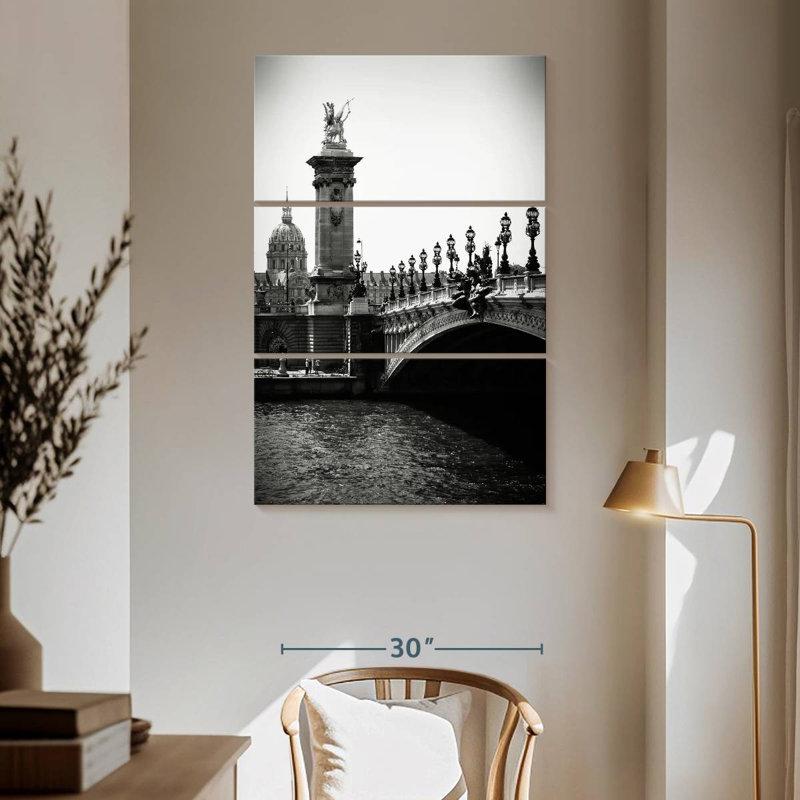 Lilie Alexandre III Bridge I, 65" H x 42" W