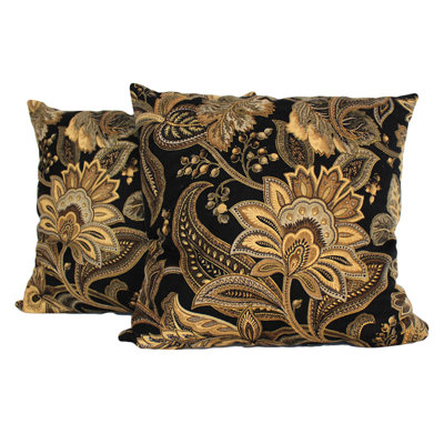 Bassick Square Cotton Pillow Cover & Insert