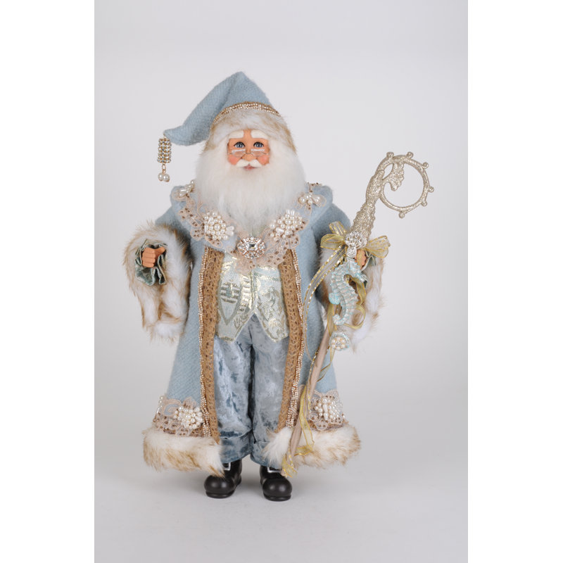 Hippocampe et perles père Noël