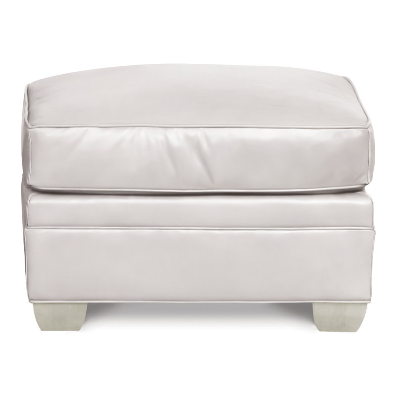 Repose-pieds American Bungalow 28 "Hillcrest, Navajo, Cuir véritable Regent Chalk