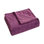 Solid Plush Ribbed Blanket