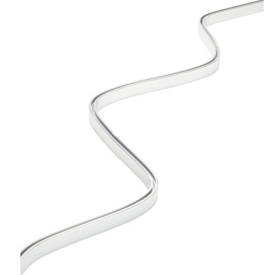 Wave 200cm Curved Shower Curtain Pole