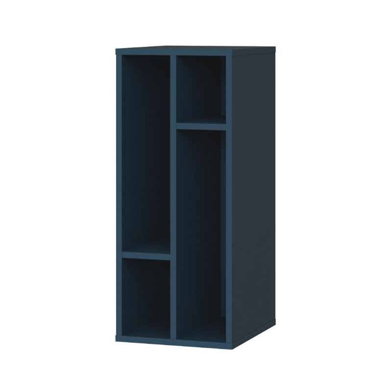Rydar 72.1cm H x 30cm W Standard Bookcase, Navy