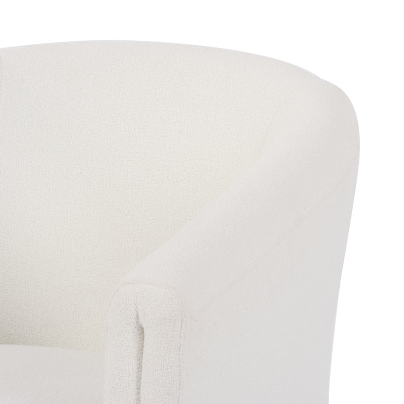 Elmore Upholstered Dining Chair, Thames Cream