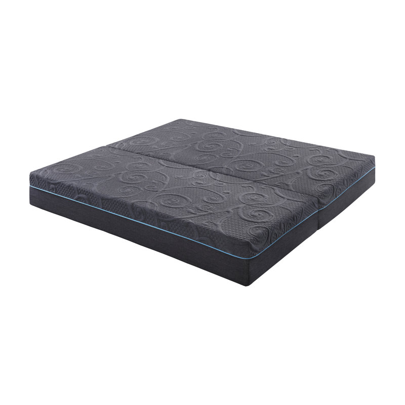 Matelas hybride en mousse à mémoire de forme givrée de 11 po avec 780 ressorts et mousse rafraîchissante infusée de gel Shad