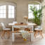 Timothee Extendable Solid Wood Base Dining Table