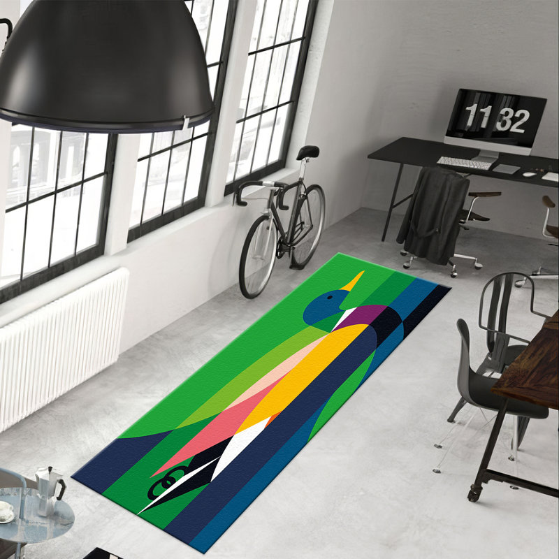 Classic Floral Pattern Soft Pile Printed Rug Crafted with Exceptionally Plush Material for Luxurious Comfort and Extraordinary Elegance in Your Home Decor