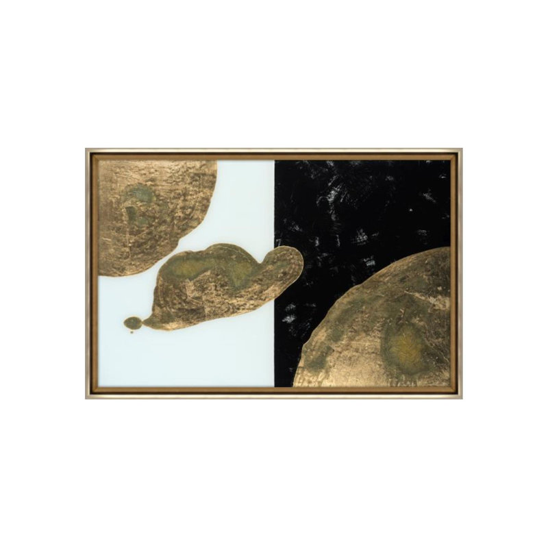 Gold Spill With Back I Print by DAWN SWEITZER, Gild Gold, 30" H x 45" W