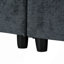 Canapé modulaire, canapé modulaire de 115,5 po en tissu de polyester durable gris foncé, rangement caché et coussins moelleux, canapé multifonctionnel