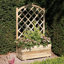 Rowlinson Rectangular Planter & Lattice