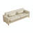 Rhum 85.63'' Velvet Tuxedo Arm Sofa-781853696