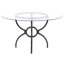 Table de salle à manger Marina Gunmetal
