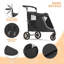 Chariot de transport pliable 3 roues-93312228