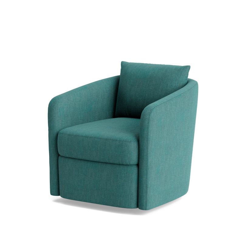 Astrid Swivel Chair, Performance Weave - Spruce