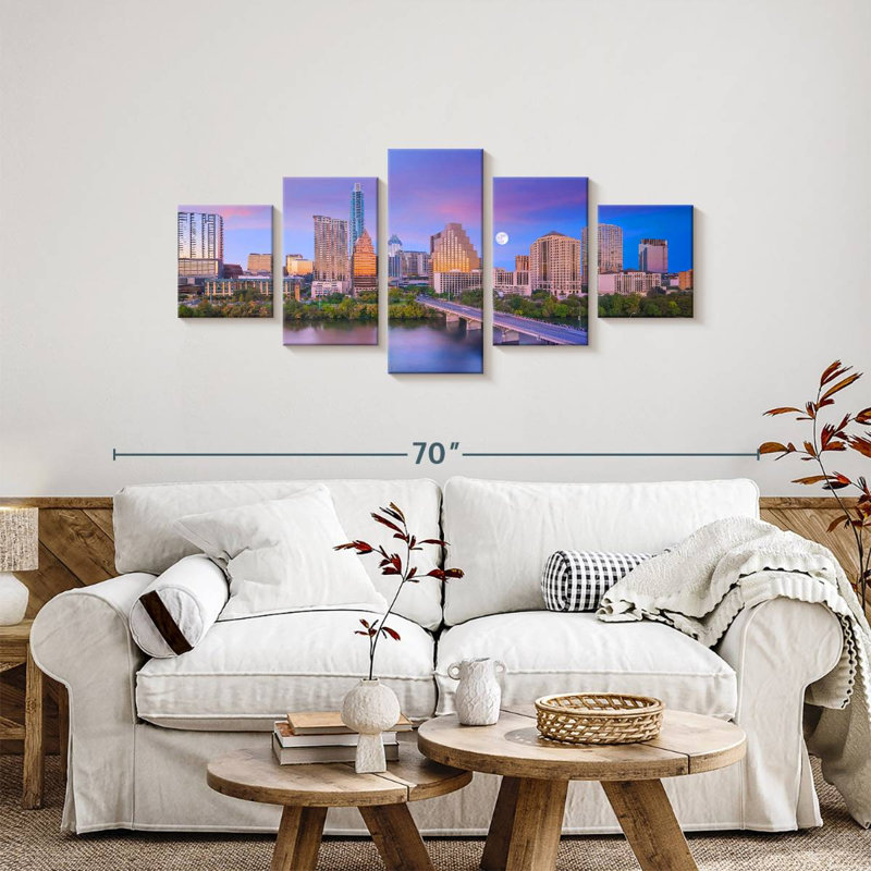 Austin, 24" H x 55" W
